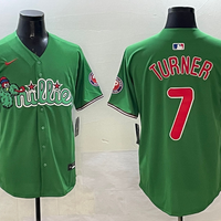 Trea Turner Philadelphia Phillies Green Jersey