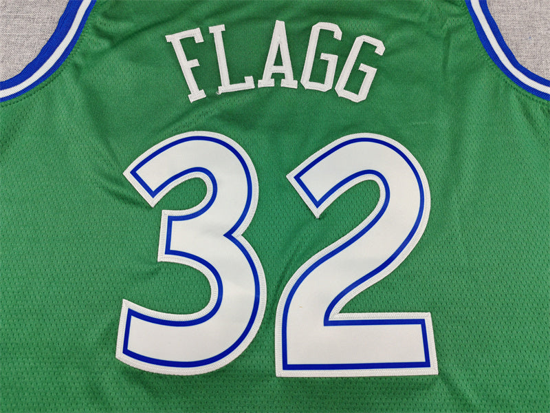 Men's Dallas Mavericks Cooper Flagg #32 Green Swingman Jersey - Classic Edition