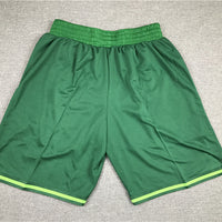 Men's Boston Celtics Green Basketball Retro Shorts1