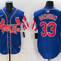 Men's St. Louis Cardinals Brendan Donovan #33 Royal Replica Player Jersey
