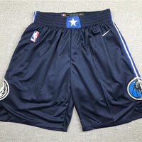 Men's Dallas Mavericks Navy Basketball Shorts1