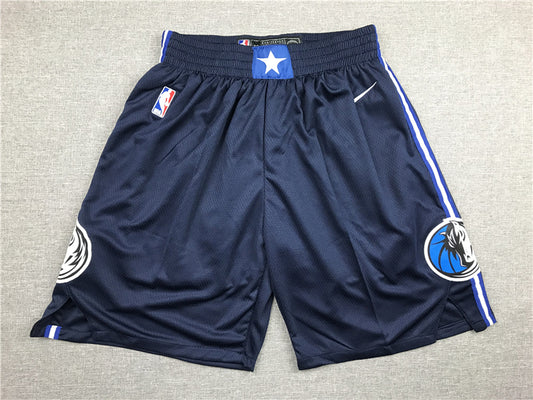 Men's Dallas Mavericks Navy Basketball Shorts1