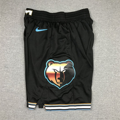 Men's Memphis Grizzlies Black 2022/23 Basketball Shorts1 City Edition