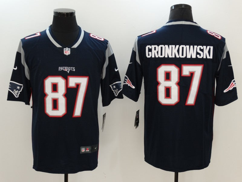 Rob Gronkowski New England Patriots Navy Jersey