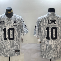Men's Green Bay Packers Jordan Love #10 Arctic Camo 2024 Salute to Service Limited Jersey1