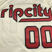 Men's Portland Trail Blazers Carmelo Anthony White Swingman Jersey1 City Edition