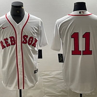Men's Boston Red Sox Rafael Devers #11 White Home Limited Player Jersey1