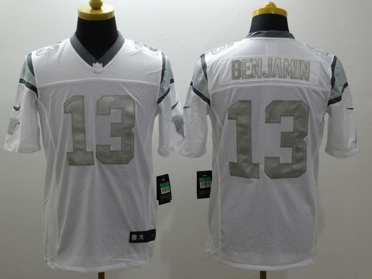 Men's Carolina Panthers Kelvin Benjamin #13 White Game Jersey1