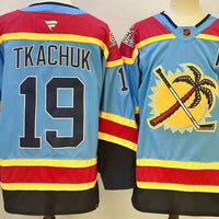 Men's Florida Panthers Matthew Tkachuk #19 Fanatics Blue Player Jersey