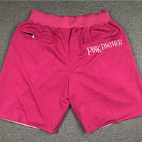 Men's Miami Heat Pink Panther Pink Basketball Shorts1