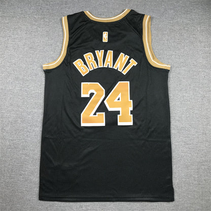 Men's Los Angeles Lakers Kobe Bryant #24 Black Select Series Swingman Jersey1