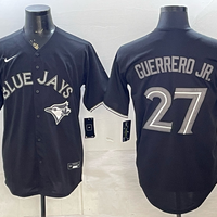 Men's Toronto Blue Jays Vladimir Guerrero Jr. #27 Black Replica Player Jersey