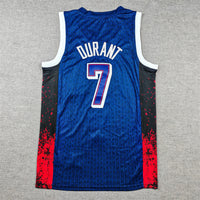 Men's 2024 USA Dream Team Kevin Durant #7 Navy Authentic Player Jersey