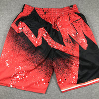 Men's Miami Heat Red Swingman Pocket Shorts1