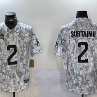 Men's Denver Broncos Patrick Surtain II #2 Arctic Camo 2024 Salute to Service Limited Jersey1