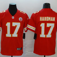Men's Kansas City Chiefs Mecole Hardman Jr. #17 Red Game Jersey1