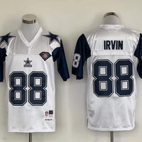 Men's Dallas Cowboys Michael Irvin Mitchell & Ness White Legacy Replica Jersey1