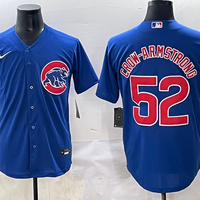 Men's Chicago Cubs Pete Crow-Armstrong #52 Royal Replica Player Jersey