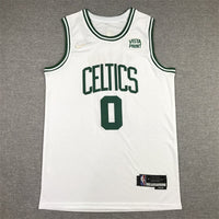 Jayson Tatum #0 Boston Celtics White Swingman Jersey
