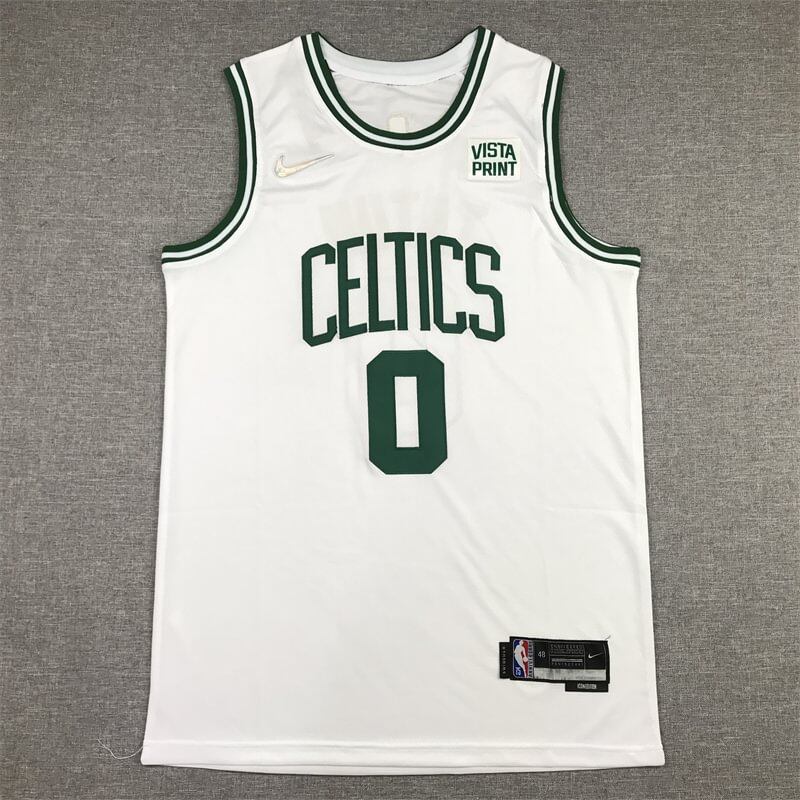 Jayson Tatum #0 Boston Celtics White Swingman Jersey