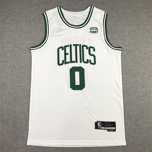 Jayson Tatum #0 Boston Celtics White Swingman Jersey