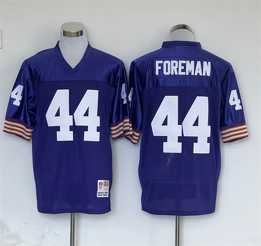 Men's Minnesota Vikings Chuck Foreman Mitchell & Ness Purple Legacy Replica Jersey1