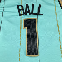 Men's Charlotte Hornets LaMelo Ball #1 Light Green 2022/23 Swingman jersey1