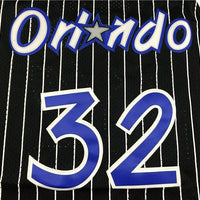 Men's Orlando Magic Shaquille O'Neal Black Classics 1994-95 Swingman Jersey1