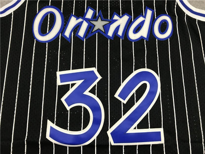 Men's Orlando Magic Shaquille O'Neal Black Classics 1994-95 Swingman Jersey1