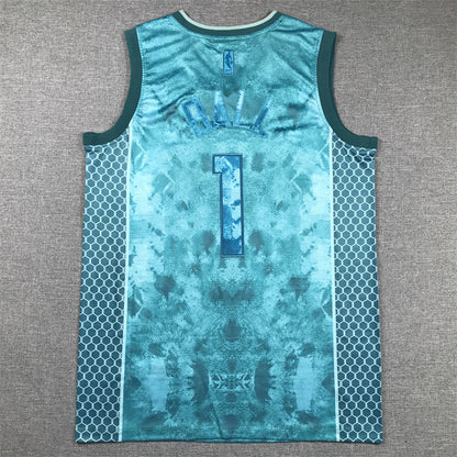 Men's Charlotte Hornets LaMelo Ball #1 Teal Select Series Swingman jersey1
