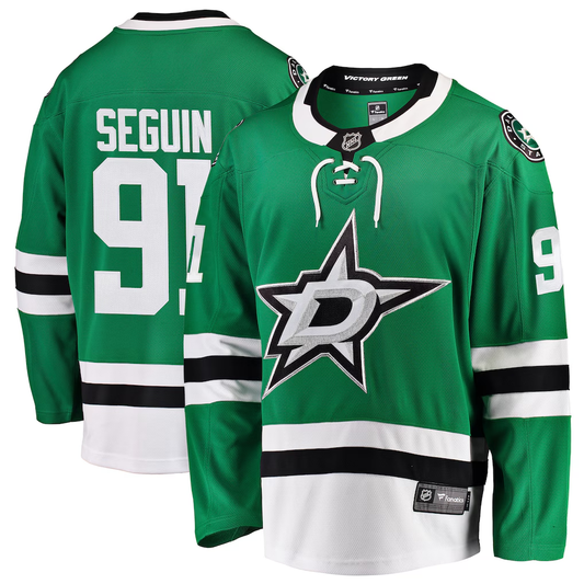 Men's Dallas Stars Tyler Seguin #91 Fanatics Kelly Green Jersey