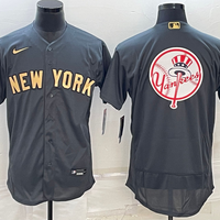 Men's New York Yankees Dark Gray Replica Team Jersey1