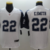 Men's Dallas Cowboys Emmitt Smith #22 White Game Player Jersey1
