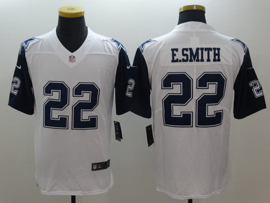 Men's Dallas Cowboys Emmitt Smith #22 White Game Player Jersey1