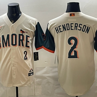 Men's Baltimore Orioles Gunnar Henderson #2 Cream 2026 City Connect Stadium Jersey