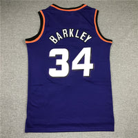 Men's Phoenix Suns Charles Barkley #34 Purple 1992-93 Swingman Jersey1
