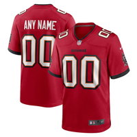 Tampa Bay Buccaneers Red Custom Jersey