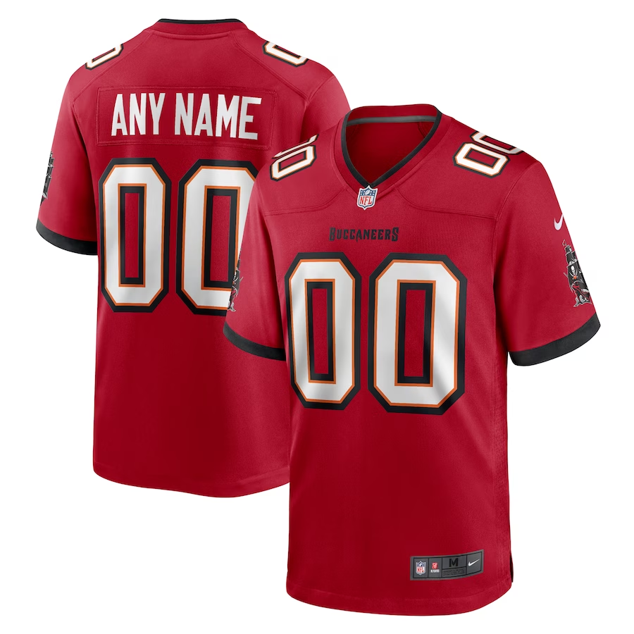 Tampa Bay Buccaneers Red Custom Jersey