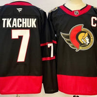 Brady Tkachuk #7 Ottawa Senators Black Home Breakaway Jersey - JerseysFreak