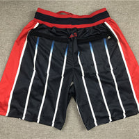 Men's Houston Rockets Black 1995-96 Hardwood Classics Basketball Shorts1