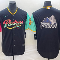 Men's San Diego Padres Black City Connect Replica Team Jersey1