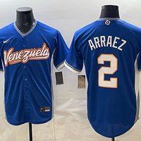 Men's Venezuela Baseball Luis Arraez #2 Royal 2026 World Baseball Classic Stadium Jersey