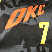 Men's Oklahoma City Thunder Chet Holmgren #7 Black 2023/24 Swingman Jersey1 - City Edition