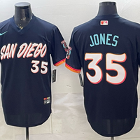 Men's San Diego Padres Randy Jones #35 Obsidian 2026 City Connect Stadium Jersey