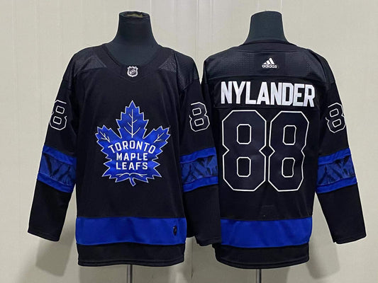 Men's Toronto Maple Leafs William Nylander #88 Black Player Jersey1