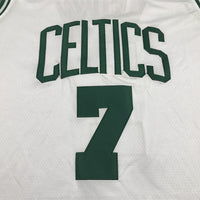 Men's Boston Celtics Jaylen Brown #7 White 2022/23 Swingman Jersey1 - Association Edition