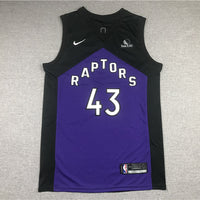 Men's Toronto Raptors Pascal Siakam Black/Purple 2020/21 Swingman Player Jersey1