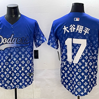 Men's Los Angeles Dodgers Shohei Ohtani #17 Royal Alternate Player Game Jersey