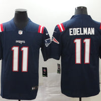 Men's New England Patriots Julian Edelman #11 Navy Game Jersey1
