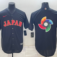 Men's 2023 World Baseball Classic Japan Black Jersey1